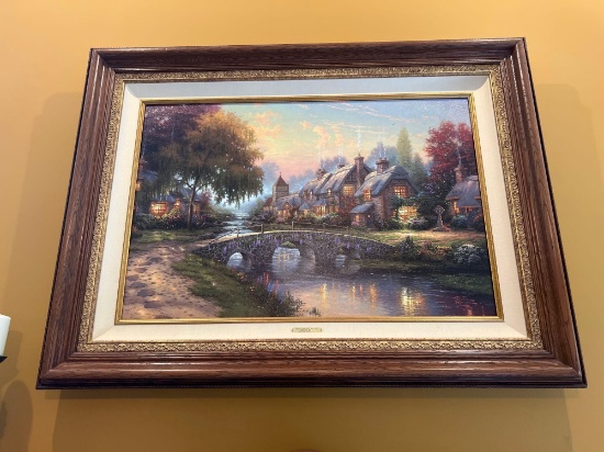 Cobblestone Bridge by Thomas Kinkade