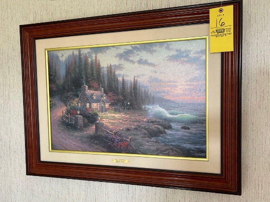 Pine Cove Cottage by Thomas Kinkade