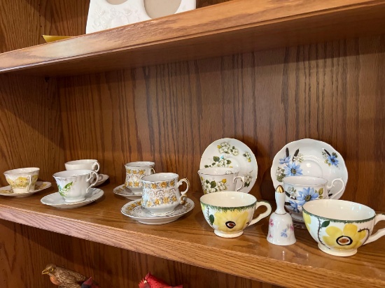 Fine China Cups and Saucers