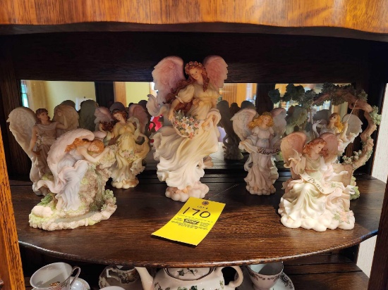 7 Seraphin Classics Angel Figurines