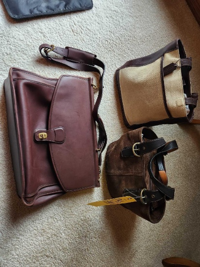 Two Coach Purses, Coach Breifcase