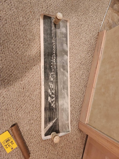 Vintage Camp Wallace Texas 1941 Yard Long