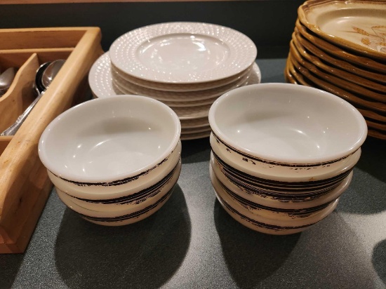Vintage Dishes and Corning Bowls