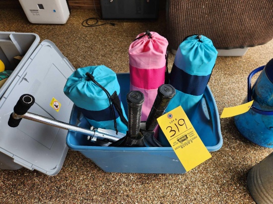 Kids Camping Chairs, Razor Scooter, Tennis Rackets