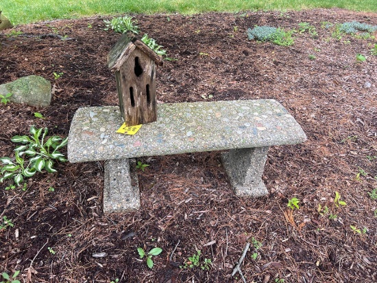 Concrete Garden Bench