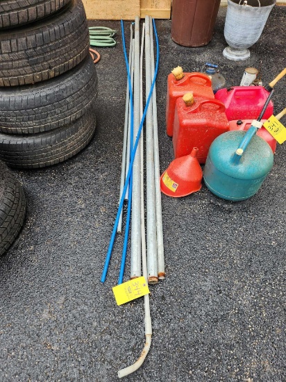 Assorted Pipes - PVC, Steel