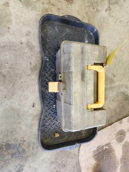 Toolbox with Door Parts, Rubber Boot Tray