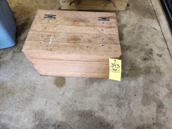 Wood Crate, Assorted Nails and Screws