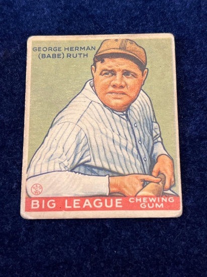 1933 Goudey Babe Ruth #181 Baseball Card