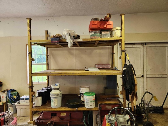 3 Section Metal Shelf - NO CONTENTS