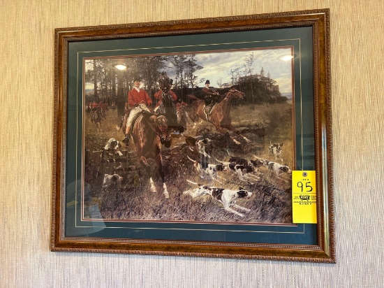 Fox Hunt Framed Print by Weiman