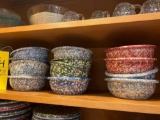 (12) Spongeware Porridge Bowls