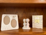 God Bless Our Family Precious Moments and 50th Wedding Anniversary Frame