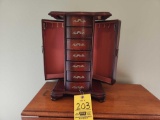 Wooden Jewelry Cabinet