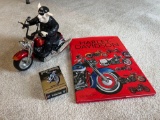 Harley-Davidson Book, Cards, Motorcycle Toy