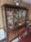 Broyhill Ming Dynasty lighted 2 piece china cabinet