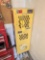 Retro red and yellow paint single door locker