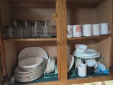 Contents of kitchen, utensils, glassware, pots ,pans and more