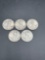 (5) Walking Liberty Halves