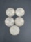 (5) Walking Liberty Halves