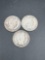 (3) Barber Half dollars