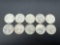 Silver Washington Quarters Assorted Dates bid x 10