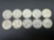 Silver Washington Quarters bid x 10