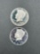(2) 2001 Silver Proof Half Dollars d-cam