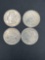 (4) pre 1921 Morgan dollars