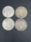 (4) Silver dollars