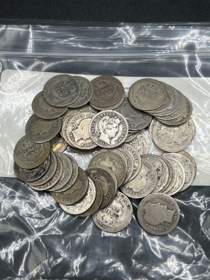 (50) barber dimes