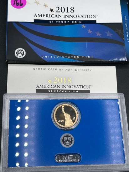 2018 American Innovations proof dollar