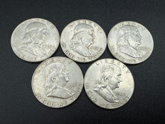 Franklin Half Dollars bid x 5