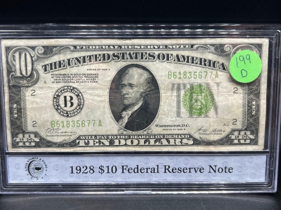 1928 $10 FRN