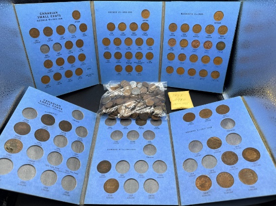 Canadian Partial Cent Books Large & Small