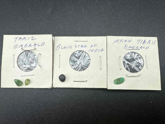 Loose Gemstones, Emerald, Black Star of India