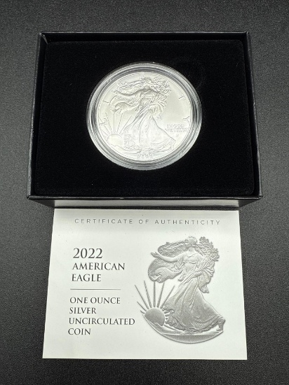 2022 American Eagle One Ounce Silver Uncirculated Coin