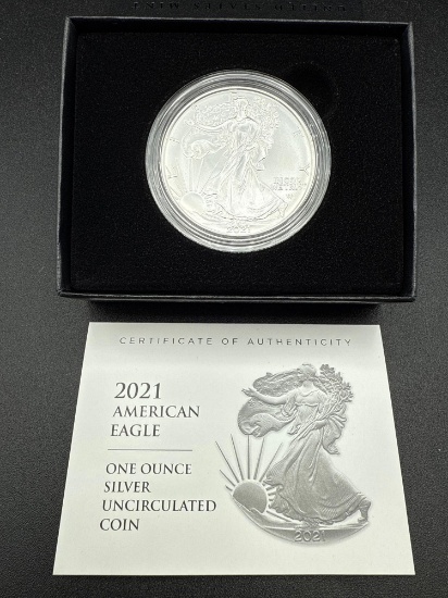2021 American Eagle One Ounce Silver Uncirculated Coin