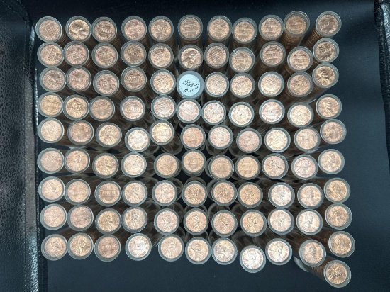 100 rolls of 1968s Lincoln head cents