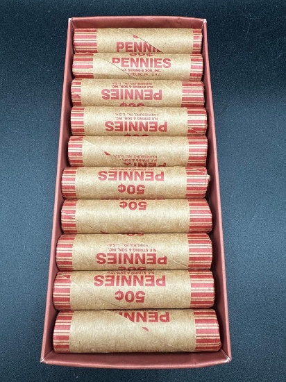 20 Rolls of Lincoln head cents