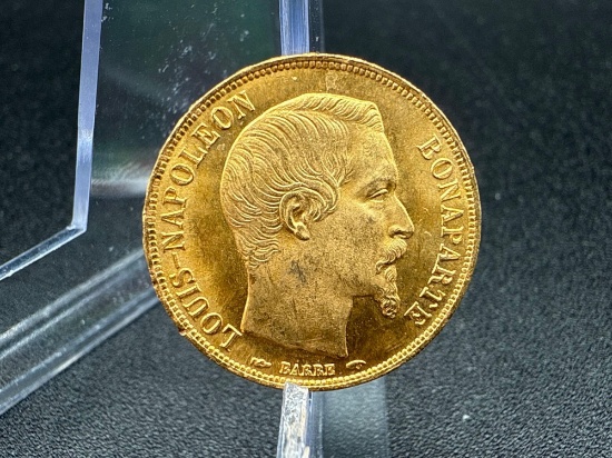 1852 20 Gold Francs MS65