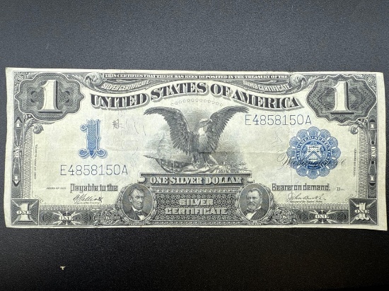 1899 $1 Silver Certificate E4858150A