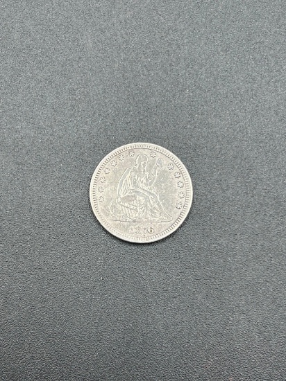 1876cc Carson City 25 cent