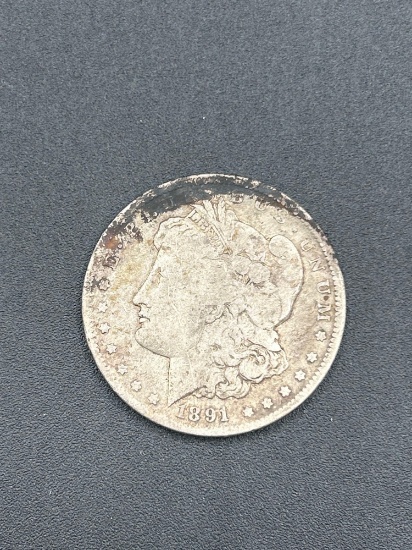 1891cc Carson City Morgan Dollar