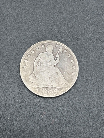 1854-o seated half dollar