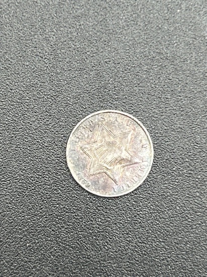 1859 3 cent silver piece
