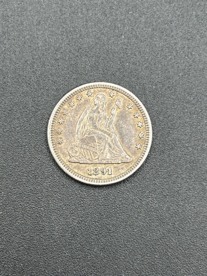 1891-s Seated Quarter