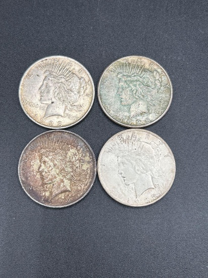 (4) silver dollars