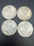 Walking Liberty Half Dollars bid x 4
