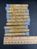 (10) gold flake tubes